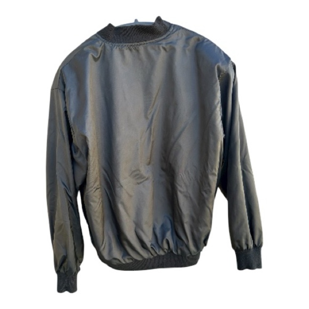 Vintage Style Equestrian Scarf Print Reversible Satin Bomber Jacket - Picture 11 of 12